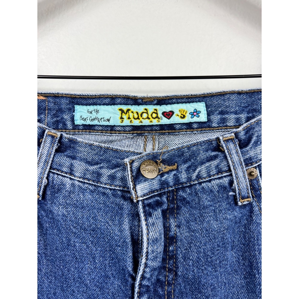 VTG Women's MUDD Denim High Rise Flare Jeans For The Beat Generation 30 X 33‎ - Picture 3 of 14